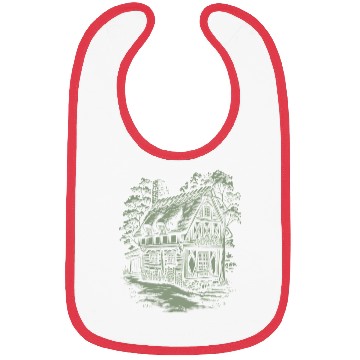 Discover Enchanting Dark Cottagecore House In The Woods Bibs