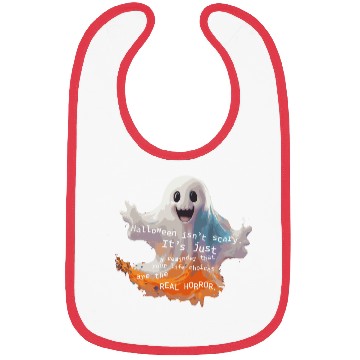 Discover Ghost Real Horror Transparent Bibs