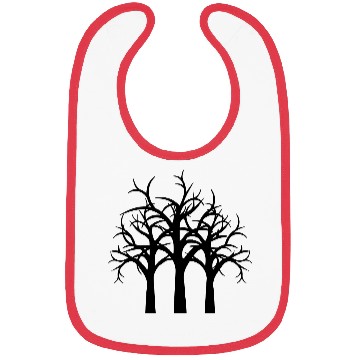 Discover Trees Winter Autumn Forest Halloween Silhouette Bibs