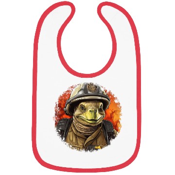 Discover Firefighter turtle Bibs