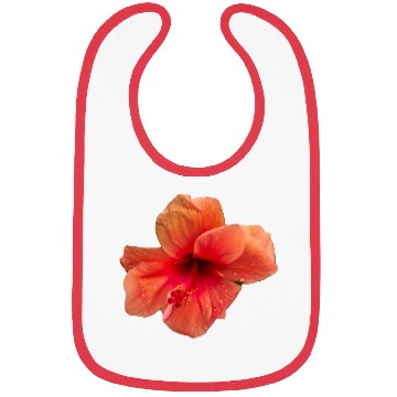 Discover Orange colour hibiscus flower Bibs
