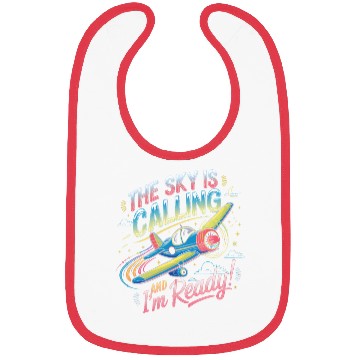 Discover The Sky Is Calling My First Plane Ride Bibs