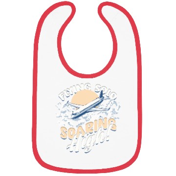 Discover First Solo Flight Pilot Flying Solo Soaring High Bibs