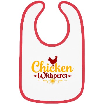 Discover Chicken Whisperer Funny Backyard Farm Lover Bibs
