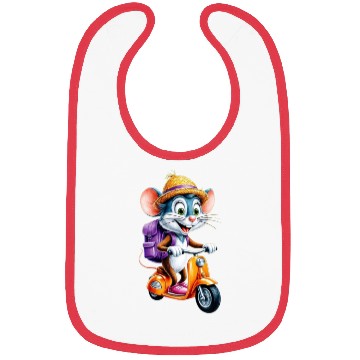 Discover "Mouse Electric Scooter – Compact Power, Big Adven Bibs