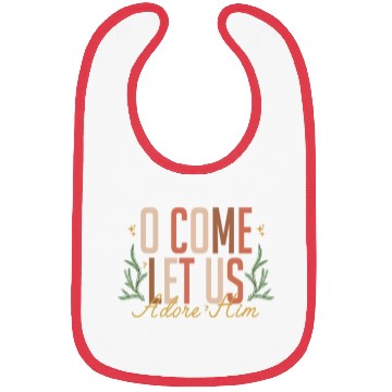 Discover Let Us Adore Him Bibs