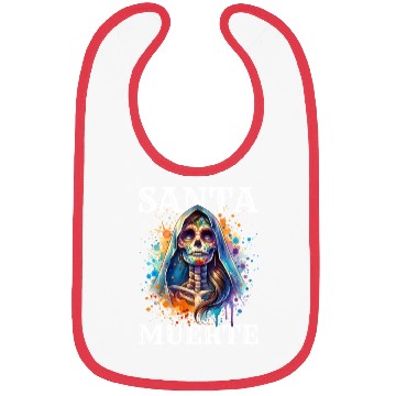 Discover Santa Muerte for Karnival, Halloween and Día de Bibs