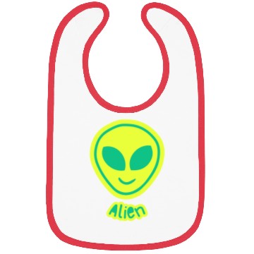 Discover green alien Bibs