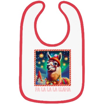 Discover Fa La La La LLama Bibs