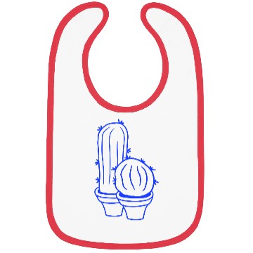 Discover Two Cactus Prickly Spines Desert Cacti Flower Pot Bibs