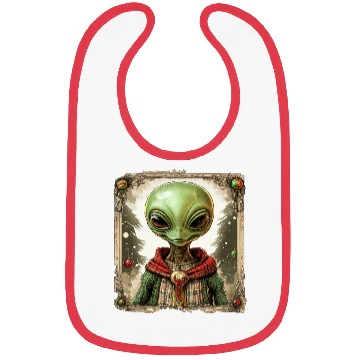 Discover Aliens Christmas Bibs