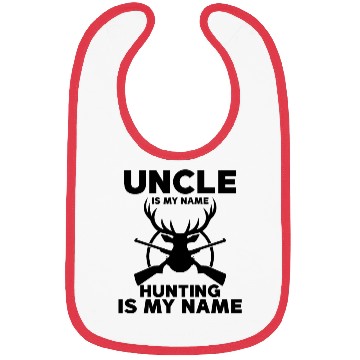 Discover uncle is my name hunting is my game 3 Bibs