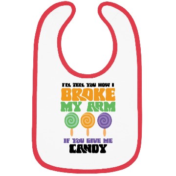 Discover Broken Arm Story for Candy 5 Bibs