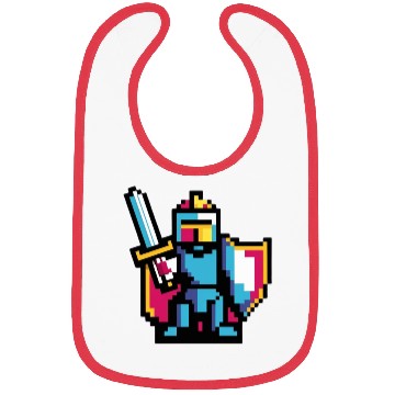 Discover knight pixel art Bibs
