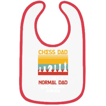 Discover Cool Chess Player Art 4 Bibs