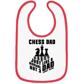 Discover Cool Chess Player Art 7 Bibs