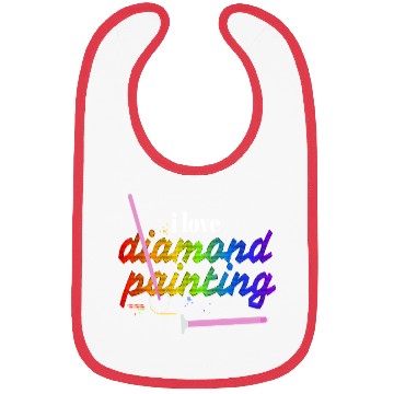 Discover I Love Diamond Painting Bibs
