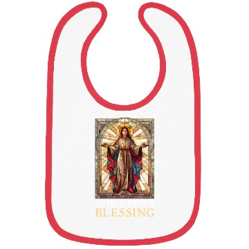 Discover Virgin Mary Our Lady'S Blessing Bibs