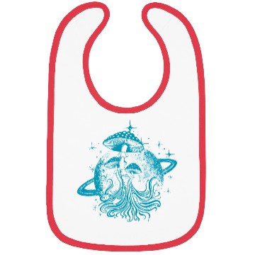Discover Galaxy Mushroom Bibs