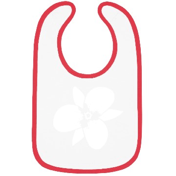 Discover White Beautiful Flower Spring Summer Nature Flower Bibs