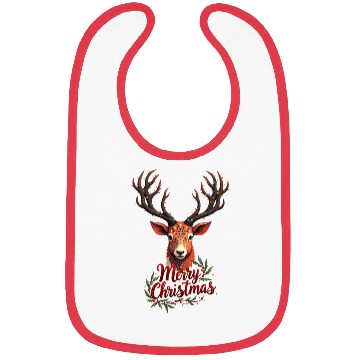 Discover Artistic Reindeer – Modern Christmas Bibs