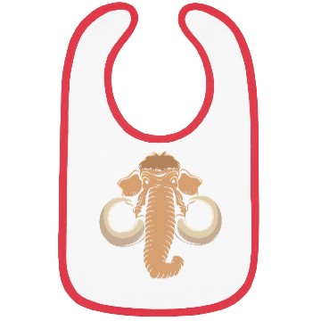 Discover Cute Woolly Mammoth Elephant In A Pocket Bibs