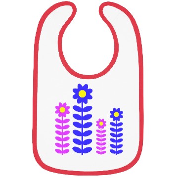 Discover Many Pretty Daisy Flowers Decorative Nature Design Bibs