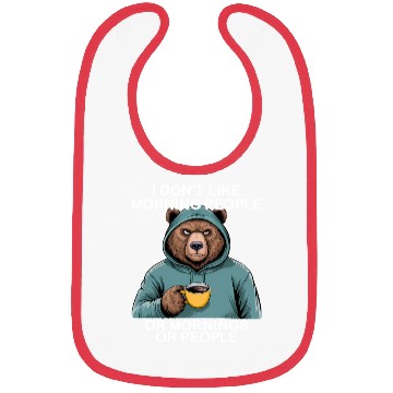 Discover Funny Bear Grizzly Bibs
