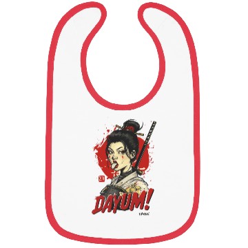 Discover Samurai Geisha Warrior Bibs