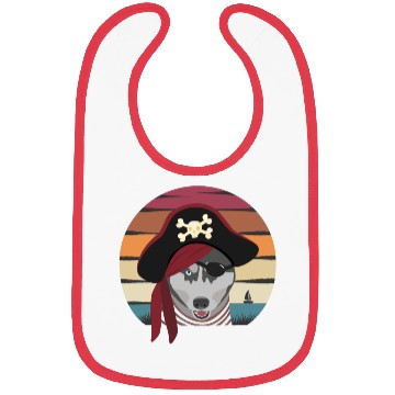 Discover pirate dog Bibs