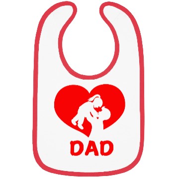 Discover Love Dad Bibs