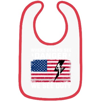 Discover American Flag Lineman Duty Danger Bibs