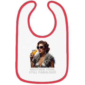 Discover Another Year Still Fabulous Birthday Bibs