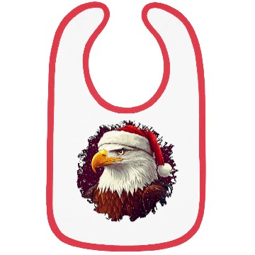 Discover Christmas eagle Bibs