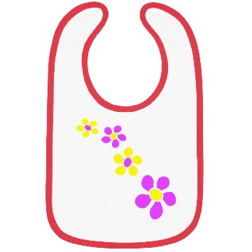 Discover Many Pretty Daisy Flowers Decorative Nature Design Bibs