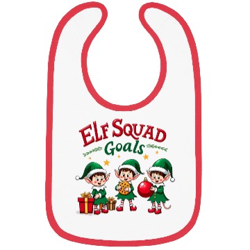 Discover Elf Squad Goals Bibs