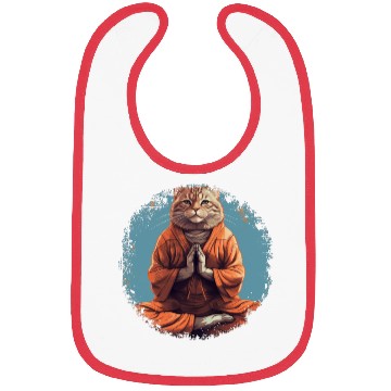 Discover Yoga cats Bibs