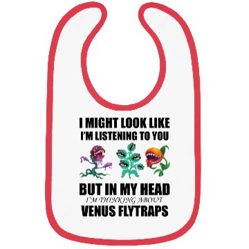 Discover Venus flytrap lover's life! Bibs