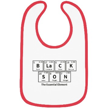 Discover Black Son: The Essential Element - Periodic Table Bibs