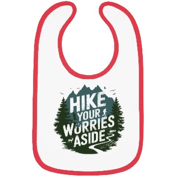 Discover Hike Your Worries Aside - Hiking Mental Health Bibs