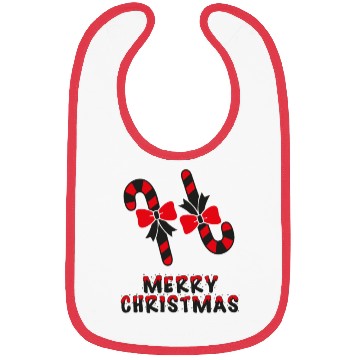 Discover Merry Christmas Tree with Stars Bibs