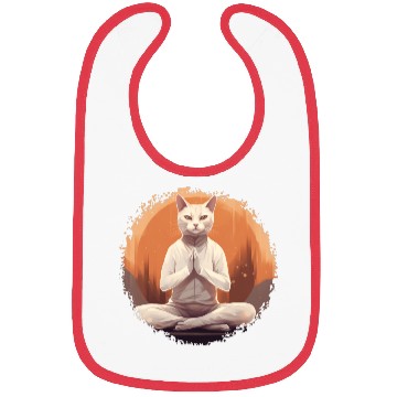 Discover Yoga cat Bibs