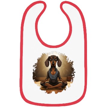 Discover Dachshund Yoga Bibs