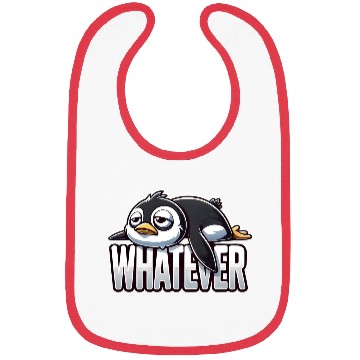 Discover Tired Penguin no energy chilling Bibs