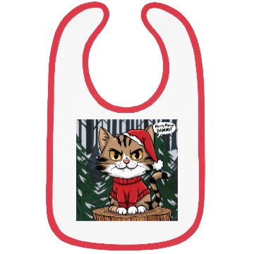 Discover Merry Meow Dammit Cat Bibs