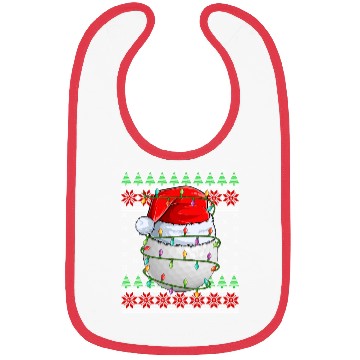 Discover Golf Ugly Christmas Santa Hat Bibs