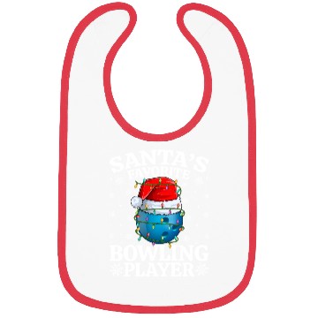 Discover Santa's Favorite Bowling Player Bibs