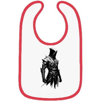 Discover Black Warrior Sketch Power Fantasy Art 5 Bibs