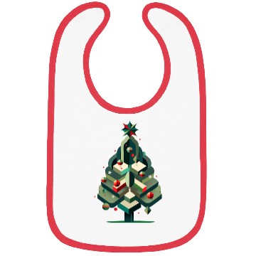 Discover Modern Christmas tree - elegance for the holidays Bibs