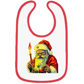 Discover Gothic Mystic Santa Art Bibs